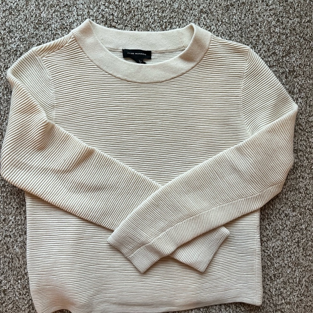 Club Monaco Women’s Cream Sweater